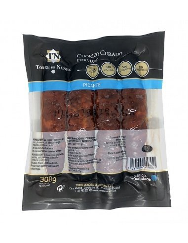 Chorizo Extra-Lomo Picante 300gr.