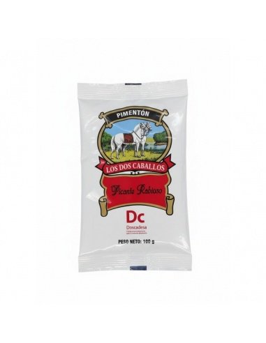 [1574] Pimentón picante rabioso dos caballos 100gr.