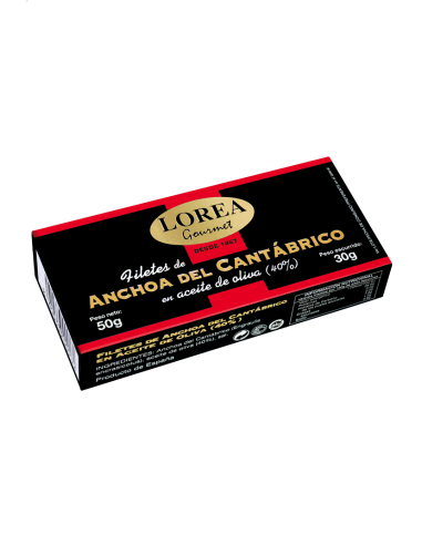 [828] Anchoas del Cantábrico en aceite de oliva 50gr.