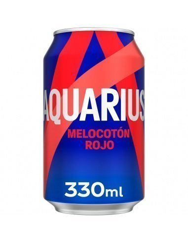 [1606] Aquarius rojo pesca 330ml