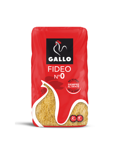 [1293] Fideos 0 GALLO paquete 400gr.