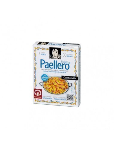 Paellero con azafrán 30 raciones, 100% Natural.