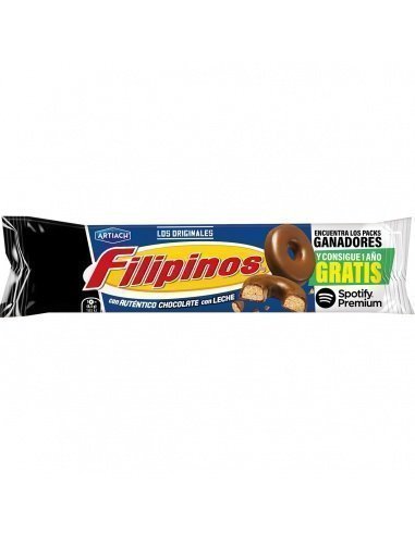 [910] Filipinos chocolate con leche 100 g + 35 g
