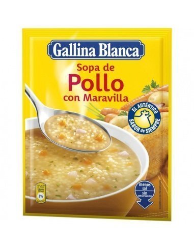 zuppa di pollo con pastina "Gallina Blanca" 85gr