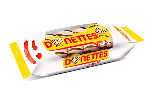 [326] Donettes Rayados 4u.