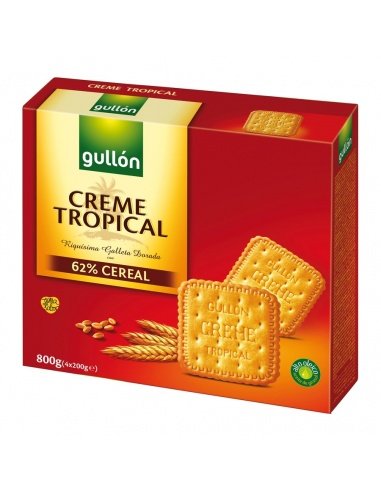 Galletas GULLON Creme Tropical caja 800 gr.