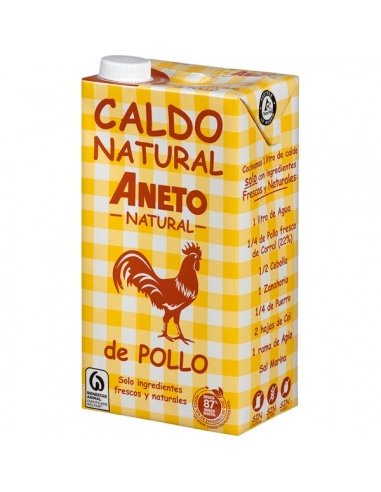 [1516] Caldo de pollo Aneto 1L.