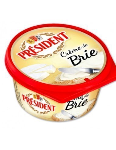 Crema queso Brie PRESIDENT 125gr.