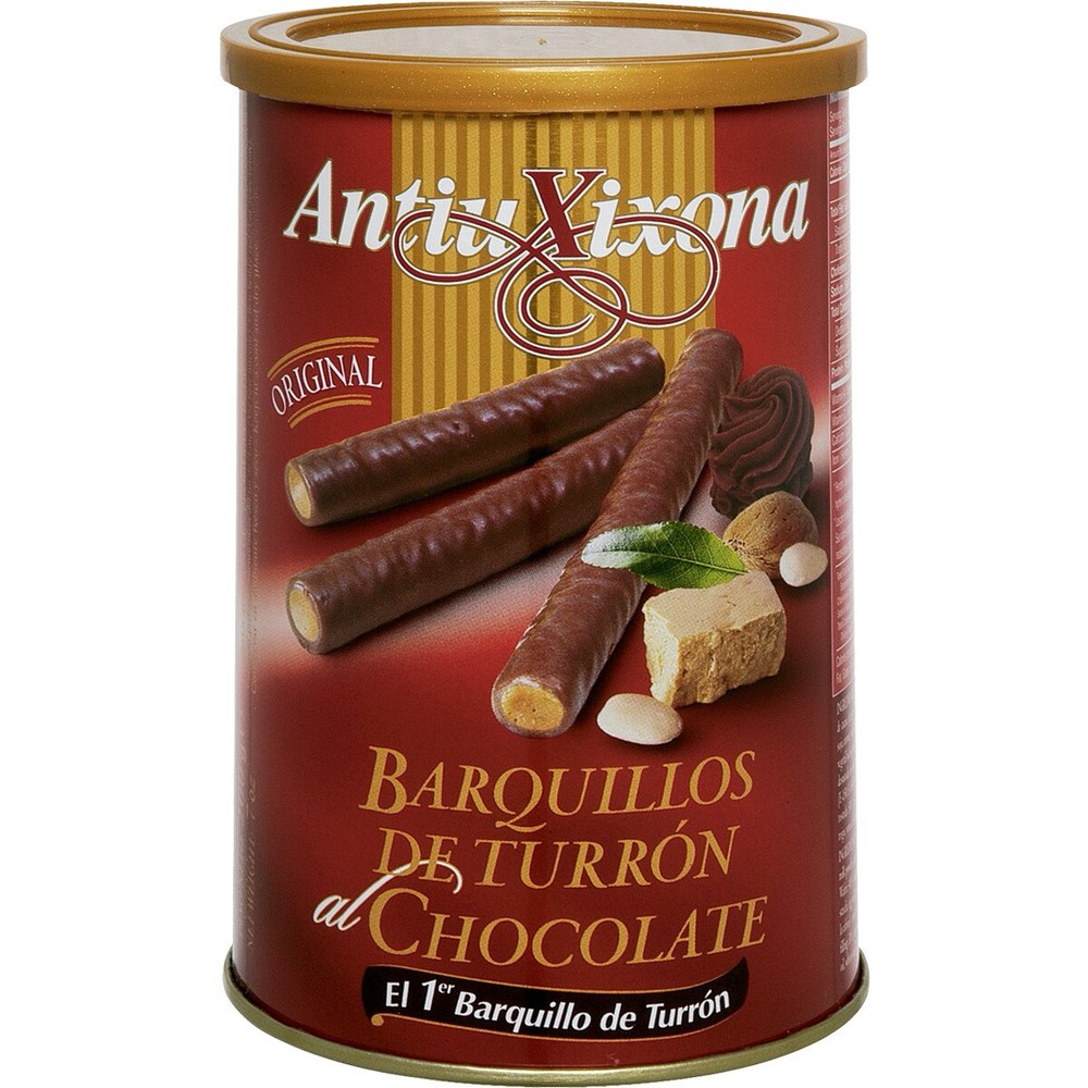 [ENT-8410152006201] Barquillo de Turrón ANTIU XIXONA 200 grs. · caja 12 uds