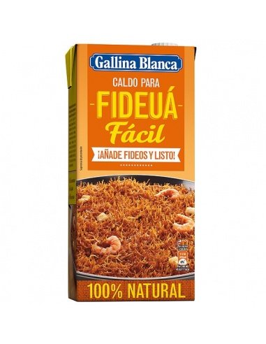 [ENT-8410300351597] Caldo para fideuá Gallina Blanca 1 L · caja 12 uds