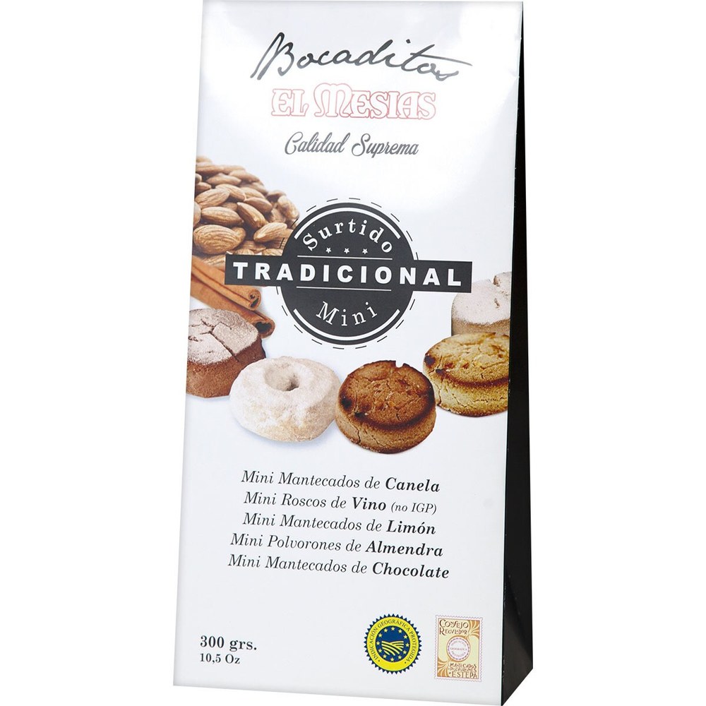 [ENT-8410536006452] Polvorón Tradicional de Estepa E.MORENO 7 unidades 200gr. · caja 10 uds