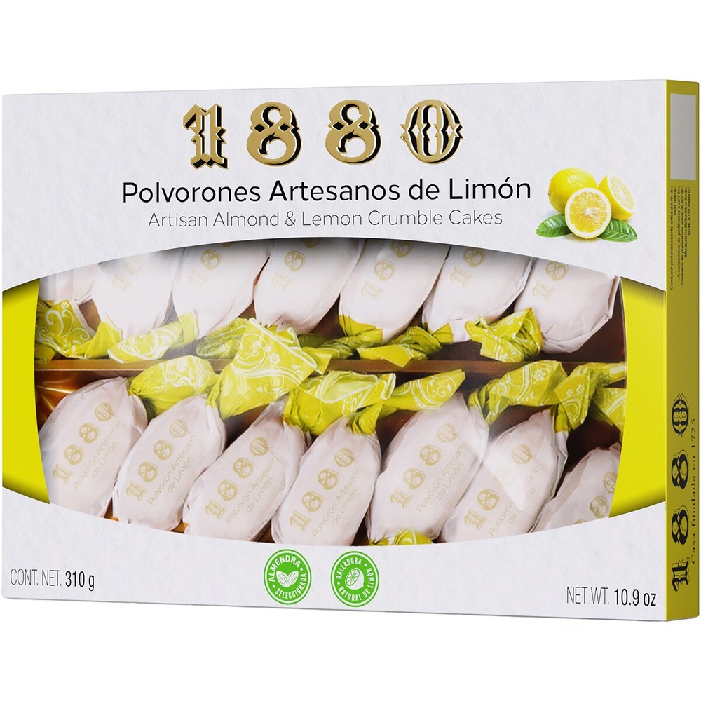 [ENT-8410317171171] Polvorones Artesanos de Limón 1880 310g · caja 6 uds