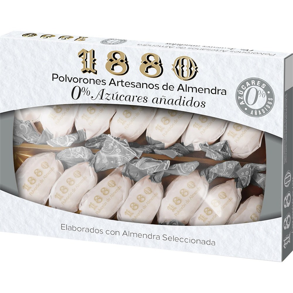 [ENT-8410317171164] Polvorones artesanos 0% azúcares añadidos 1880 280 g · caja 6 uds