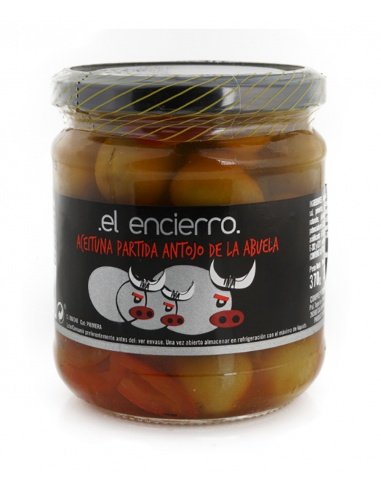 [ENT-8411916090207] Aceituna partida "Antojo de la abuela" 370gr · caja 6 uds