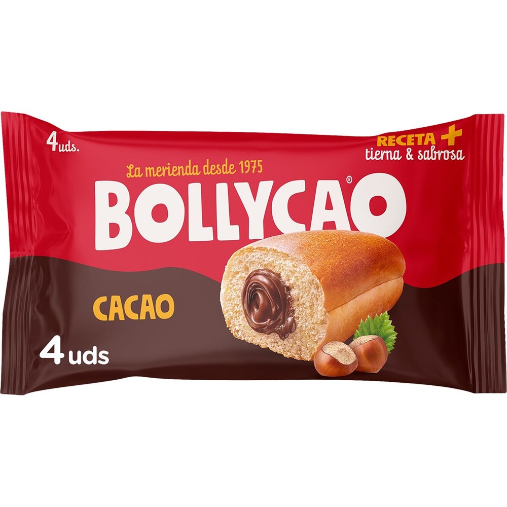 Bollycao 4 pezzi 180 g · caja 8 uds