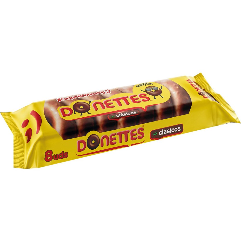 [ENT-8410022106123] Donettes clasicos 126 g · caja 32 uds