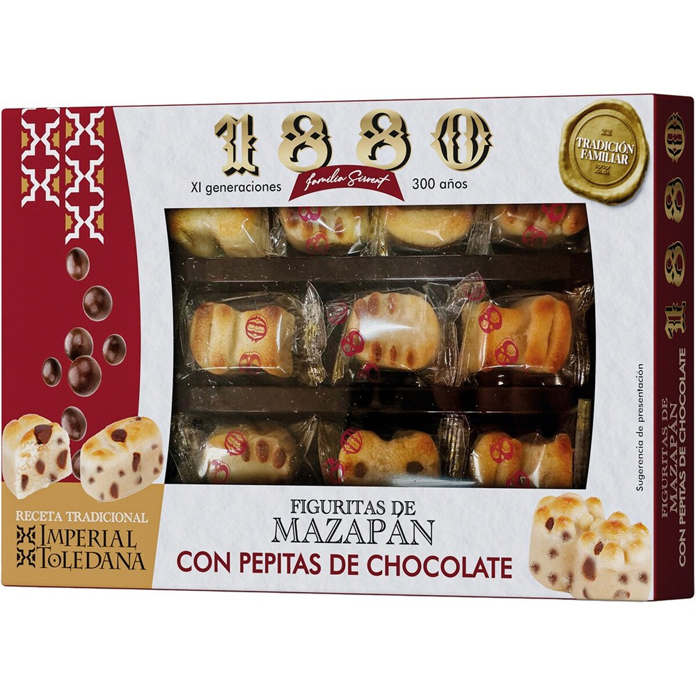 [ENT-8410317145080] Figuritas de Mazapán con pepitas de chocolate 1880 205gr