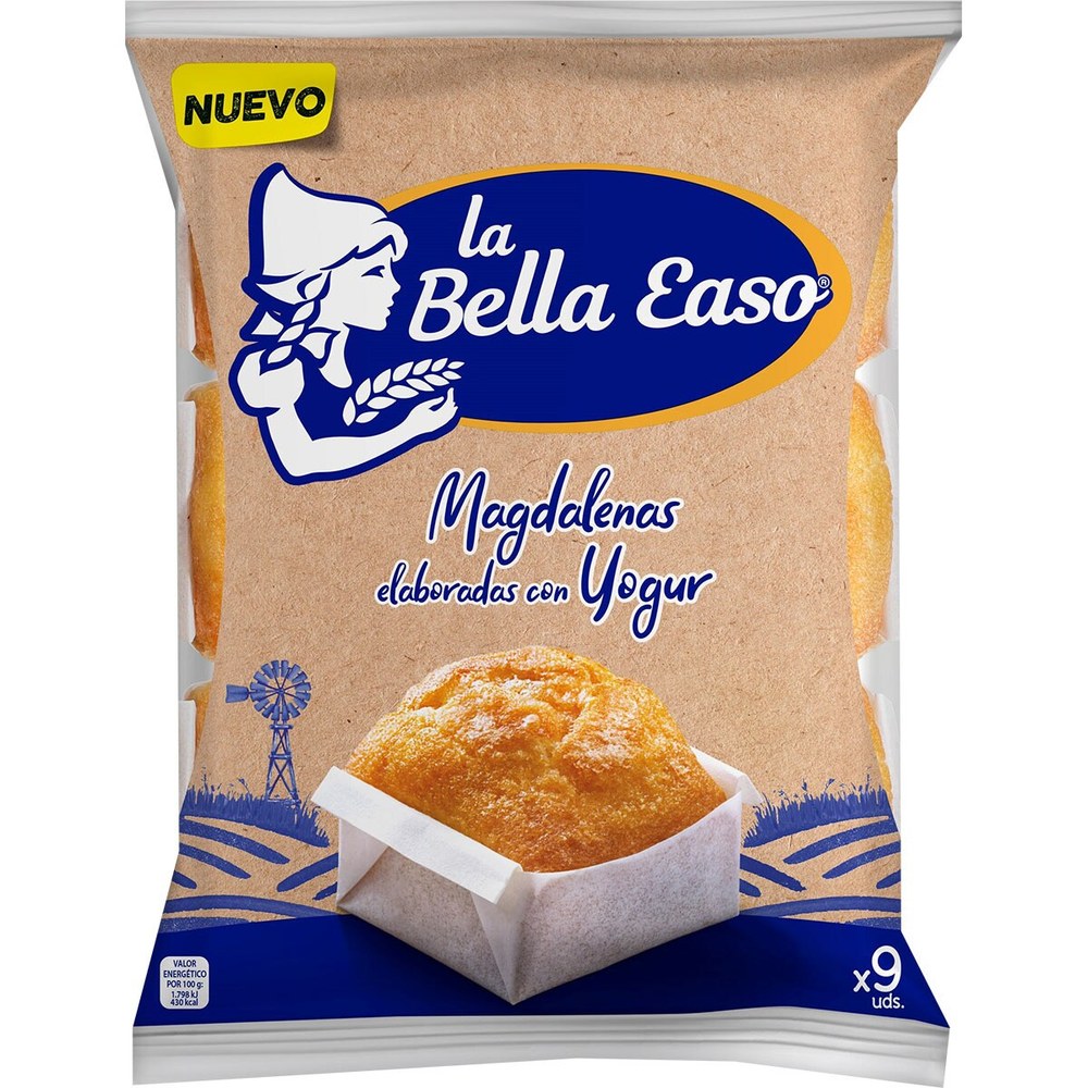 [ENT-8410022116498] Magdalenas La Bella Easo 9 unidades · caja 12 uds