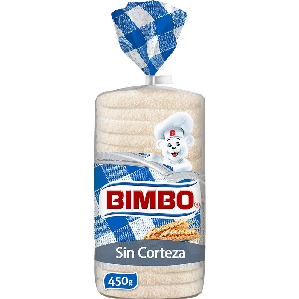 [ENT-8412600100325] Pan de molde sin corteza buenisimo Bimbo 450 gr. · caja 7 uds