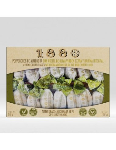 Polvorones de Almendra con Aceite de Oliva 1880 310 g · caja 6 uds