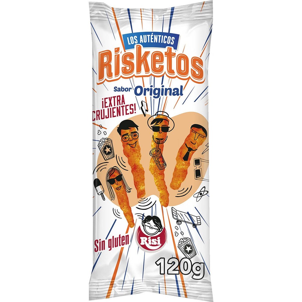[ENT-8411859561475] Risketos snack Risi 120 g · caja 16 uds