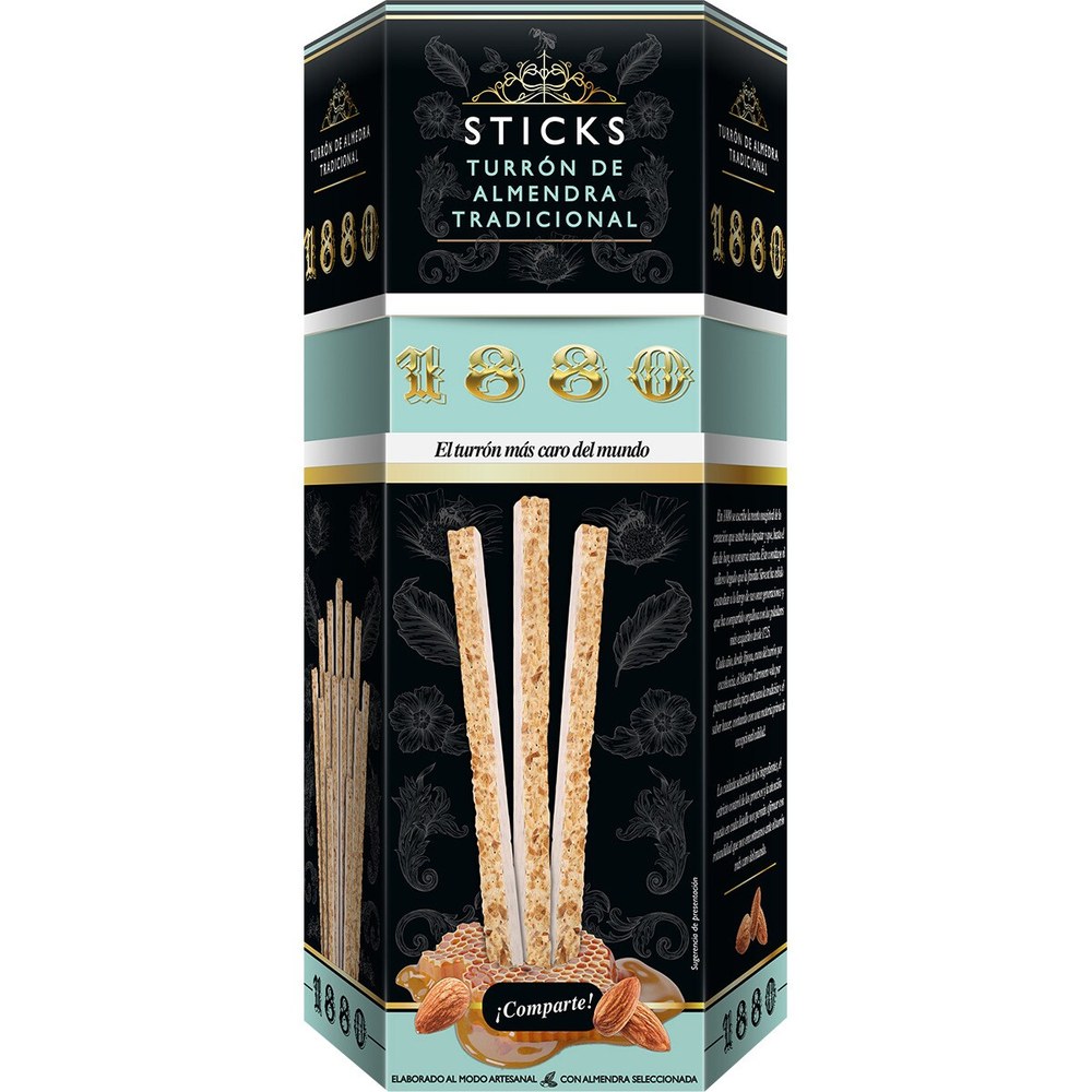 Sticks de turrón de almendras 1880 150 g