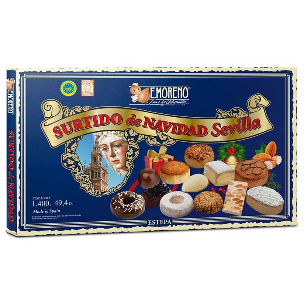 Surtido de Navidad Sevilla E.MORENO 1400gr.